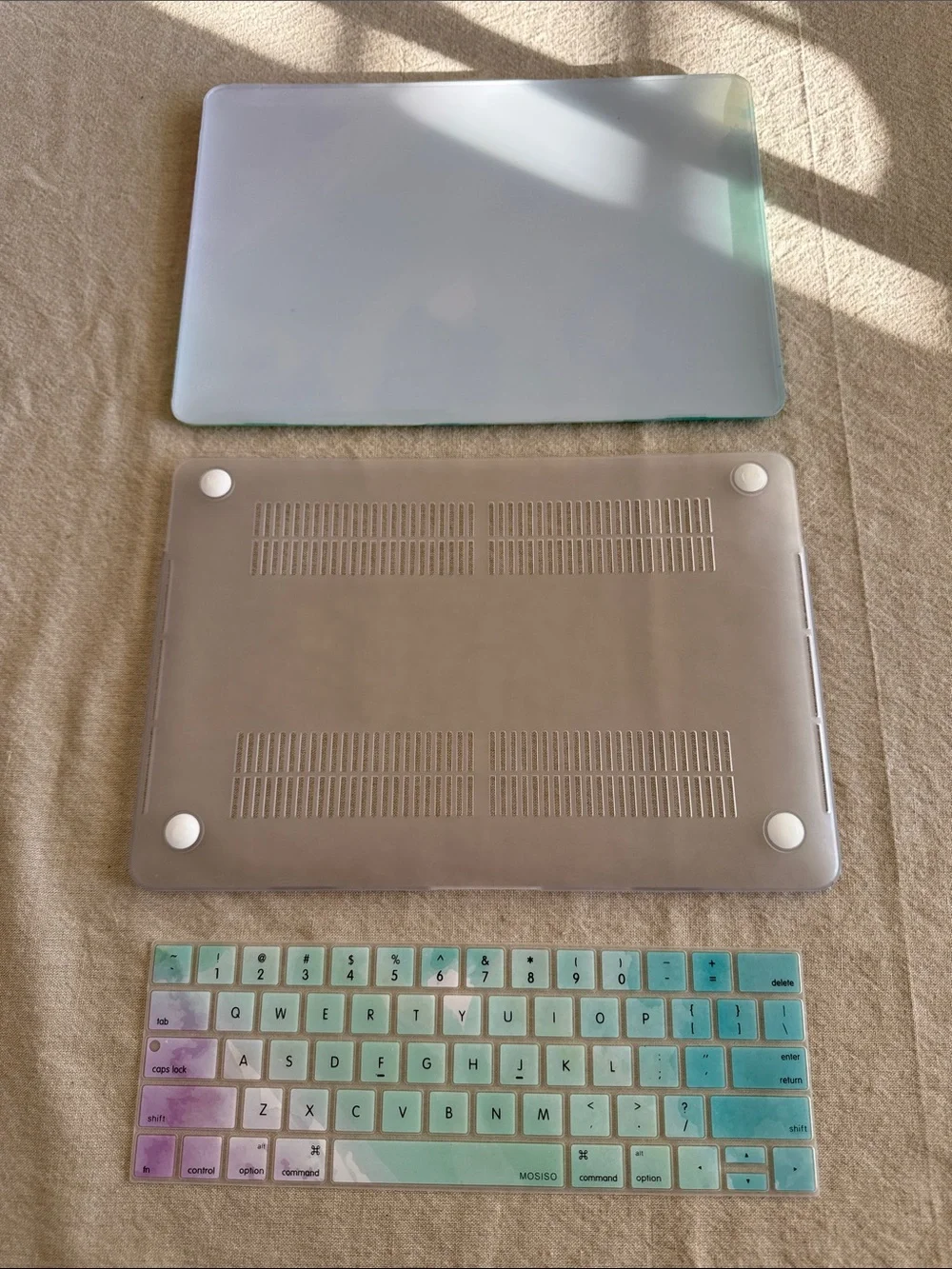 Watercolor Gradient MacBook Pro 13” Cover + Keyboard Skin